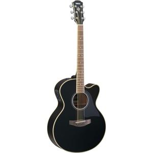 Yamaha CPX700II Akoestische-elektrische gitaar Jumbo 6 snaren Zwart