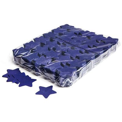 Magic FX CON03DB stervormige confetti 55mm donker blauw