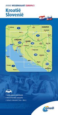 Wegenkaart - landkaart 5 Kroatië - Slovenië | ANWB Media Wegenkaart - landkaart 5 Kroatië - Slovenië | ANWB Media