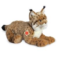 Knuffeldier Lynx - zachte pluche stof - premium kwaliteit knuffels - lichtbruin - 45 cm - thumbnail