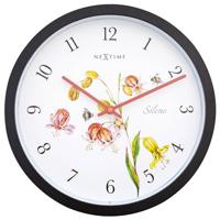 NeXtime - Weerbestendige buitenklok - 30.5 cm - Wit - Silene -