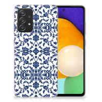 Samsung Galaxy A52 (5G/4G) | TPU Case | Flower Blue