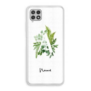 Green Brush: Samsung Galaxy A22 4G Transparant Hoesje