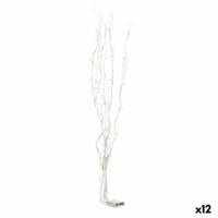 Boeketten Gift Decor Wit Hout 20 x 90 x 6 cm LED Licht (12 Stuks)