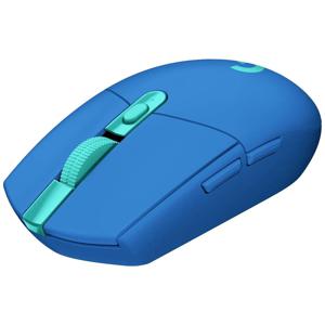 Logitech G305 Lightspeed Gaming-muis Bluetooth Optisch Blauw 6 Toetsen 12000 dpi Verlicht, Ergonomisch