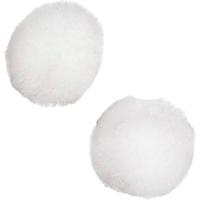 Creativ Company Pom-poms, d 15 mm, wit, 200 stuk/ 1 doos