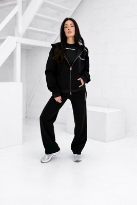 Unique The Label Imani Full Zip Trainingspak Dames Zwart - Maat S - Kleur: Zwart | Soccerfanshop