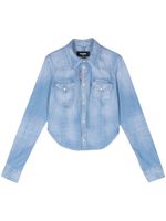 DSQUARED2 chemise d'inspiration western en jean - Bleu