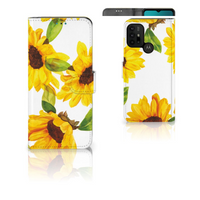 Hoesje voor Motorola Moto G10 | G20 | G30 Zonnebloemen - thumbnail