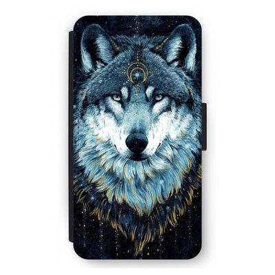 Darkness Wolf: iPhone 12 mini Flip Hoesje