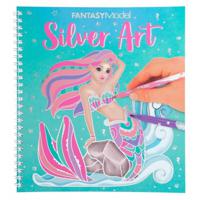 TOPModel kleurboek Silver Art meisjes 22 cm papier - thumbnail