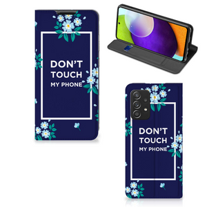 Samsung Galaxy A52 Design Case Flowers Blue DTMP