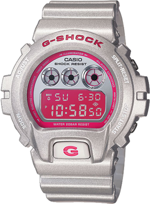 Horlogeband Casio 10349897 / DW6900CB-8 Kunststof/Plastic Grijs 16mm