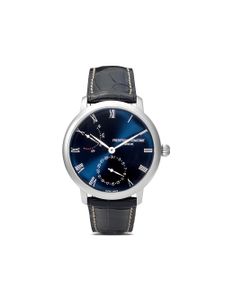 Frederique Constant montre Slimline Power Reserve Manufacture 40 mm - Bleu