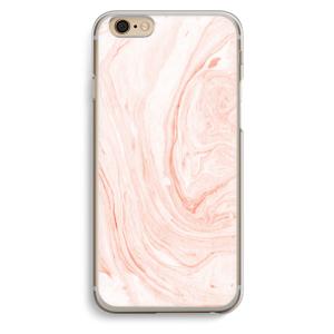 Peach bath: iPhone 6 / 6S Transparant Hoesje