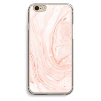 Peach bath: iPhone 6 / 6S Transparant Hoesje - thumbnail