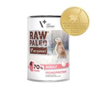 RAW PALEO Adult Monoproteïne Varkensvlees - natvoer voor honden - 400 g