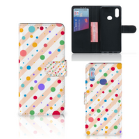 Samsung Galaxy A10s Telefoon Hoesje Dots - thumbnail