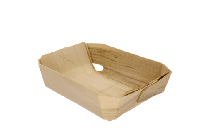 Houten bakvorm geweven 200ml 100% FSC® BIO