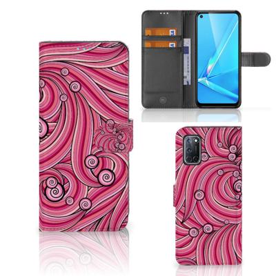 OPPO A72 | OPPO A52 Hoesje Swirl Pink