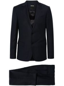 Zegna costume en laine - Bleu