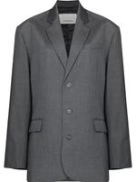 The Frankie Shop blazer Gelso oversize à simple boutonnage - Gris - thumbnail