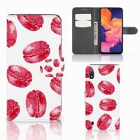 Samsung Galaxy A10 | Book Cover | Pink Macarons