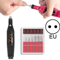 Elektrische nagel Kit nagel tips manicure machine elektrische Nail Art pen (EU zwart)