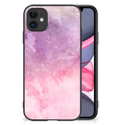Kleurrijke Telefoonhoesje iPhone 11 Pink Purple Paint