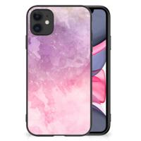 Kleurrijke Telefoonhoesje iPhone 11 Pink Purple Paint