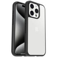 Otterbox React Backcover Apple iPhone 15 Pro Transparant, Zwart Inductieve lading - thumbnail