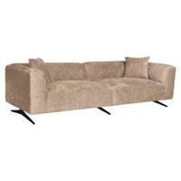 Richmond 3-zits Bank 'Hoxton' Chenille, 255cm, kleur Beige