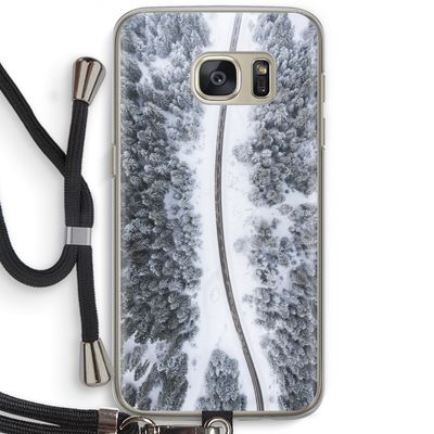 Snøfall: Samsung Galaxy S7 Transparant Hoesje met koord