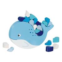 Goki houten balansspel walvis, 21dlg. Goki houten balansspel walvis, 21dlg.
