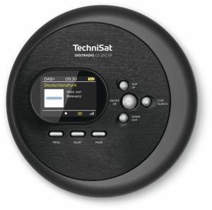 TechniSat DIGITRADIO CD 2GO BT Draagbare cd-speler Zwart