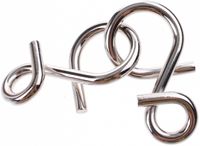 Johntoy breinbreker puzzel 3 cm zilver staal - thumbnail
