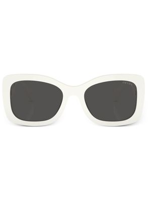 Prada Eyewear lunettes de soleil à monture carrée - Blanc
