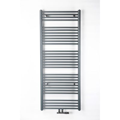 Instamat Badkamerradiator serie Nera 113 x 60 cm incl. bevestigingsset mat grijs