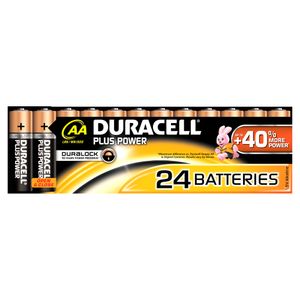 Duracell Plus Power AA batterij (penlite) Alkaline 1.5 V 24 stuk(s)