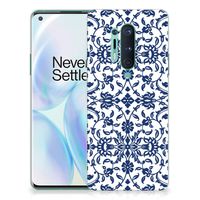 OnePlus 8 Pro TPU Case Flower Blue - thumbnail