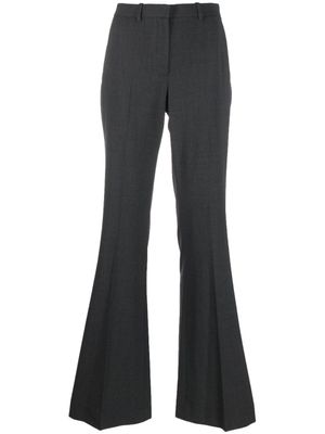 Theory pantalon évasé en laine mélangée - Gris