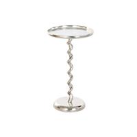 Bijzettafel Home ESPRIT Zilverkleurig 35 x 35 x 61 cm