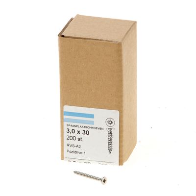 Spaanpl.schr.rvs pk pz1 3.0X30 vd