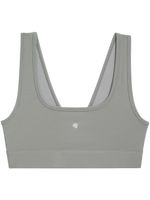 ANINE BING soutien-gorge Renae à logo brodé - Gris