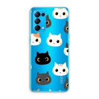 Katten: Oppo Find X3 Lite Transparant Hoesje