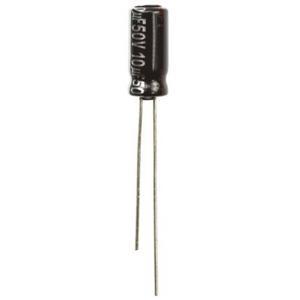 Panasonic Elektrolytische condensator Radiaal bedraad 2 mm 10 µF 50 V 20 % (Ø) 5 mm 1 stuk(s)