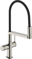 Hansgrohe Talis Select M54 PowderSpray ééngreeps keukenkraan Semi-Pro 3jet, rvs look Hansgrohe Talis Select M54 PowderSpray ééngreeps keukenkraan Semi-Pro 3jet, rvs look