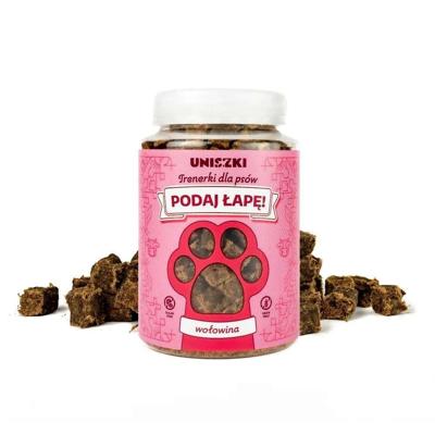 UNISZKI Podaj łapę Beef - traktatie voor hond - 210g