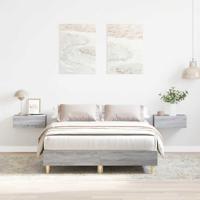 Bedframe zonder matras 120x200 cm spaanplaat grijs sonoma