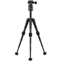 Mantona 21182 Tripod 1/4 inch, 3/8 inch Werkhoogte: 17 - 49.5 cm Zwart Kogelkop - thumbnail